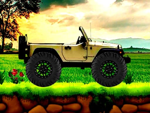 Jeep Wheelie游戏截图 - racing - 免费在线游戏