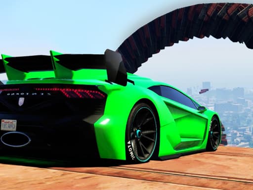 Fire Car Stunt  game screenshot - hypercasual - Free online game