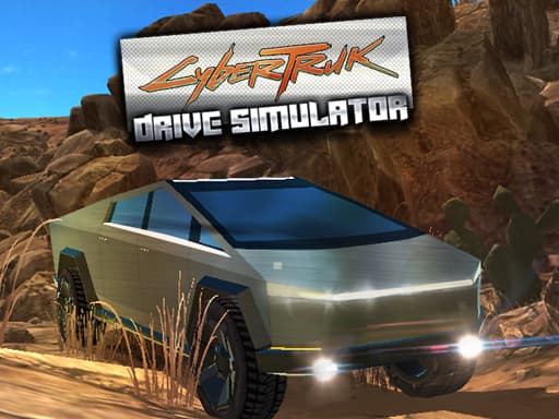 Cyber Truck Drive Simulator game screenshot - racing - Free online game