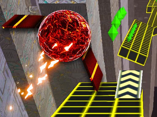 Two Ball 3D: Dark game screenshot - 3d - Free online game