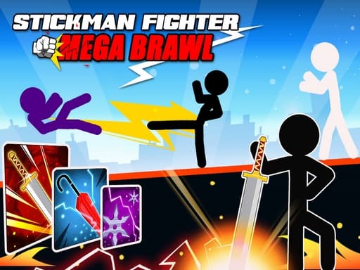 Stickman Fighter : Mega Brawl游戏截图 - arcade - 免费在线游戏