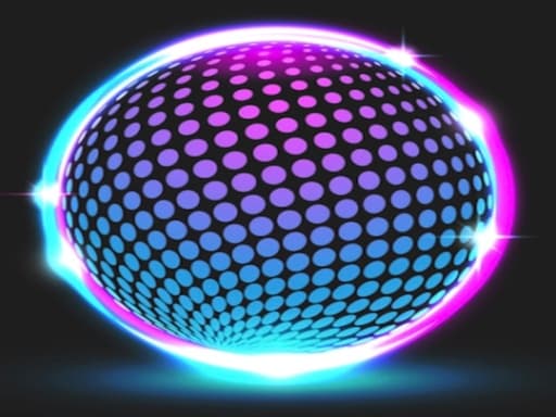 Captura de pantalla del juego Funny Neon Ball - 3d - Juego gratuito en línea