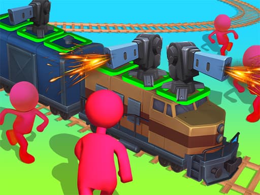 Train Artillery Adventure游戏截图 - arcade - 免费在线游戏