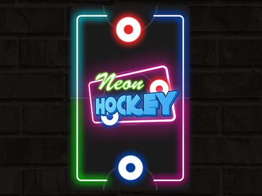 Captura de pantalla del juego Neon Hockey - sports - Juego gratuito en línea