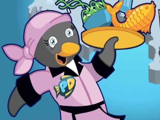 Captura de pantalla del juego Penguin Dinner 2 - arcade - Juego gratuito en línea