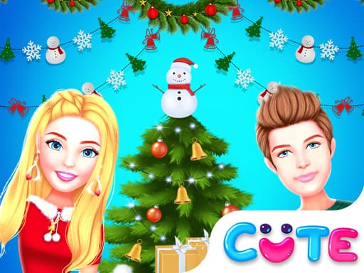 Ellie And Ben Christmas Preparation game screenshot - girls - Free online game