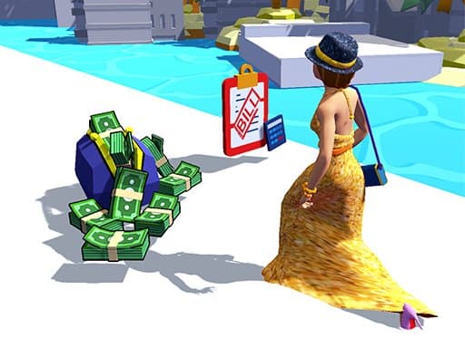 Rich Run Race 3D game screenshot - hypercasual - Free online game
