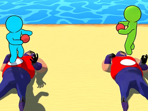 Captura de pantalla del juego Dodge Ball Jump - shooting - Juego gratuito en línea