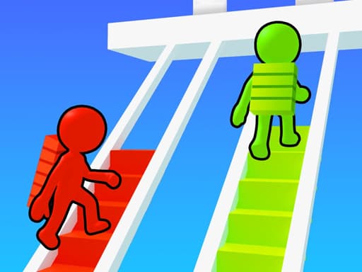 Captura de pantalla del juego Ladder Race 3D - arcade - Juego gratuito en línea