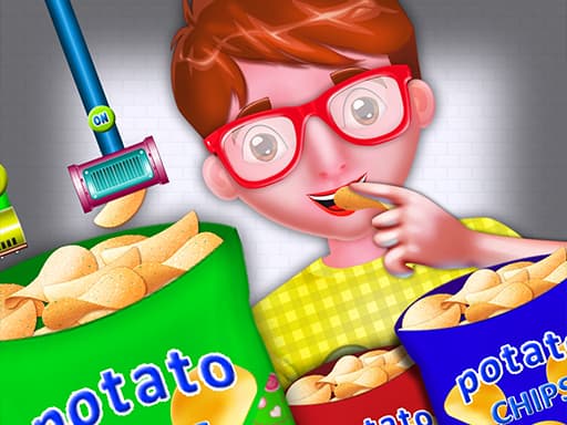 Potato Chips Food Factory Game game screenshot - cooking - Free online game