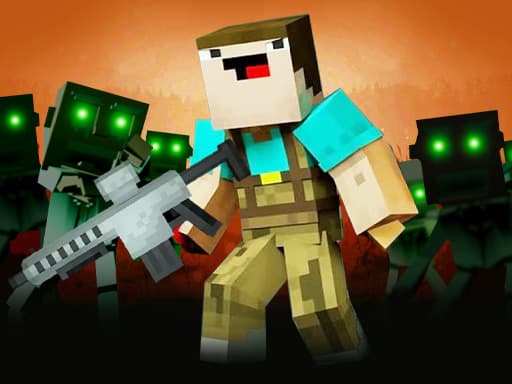 Noob Shooter Zombie game screenshot - action - Free online game