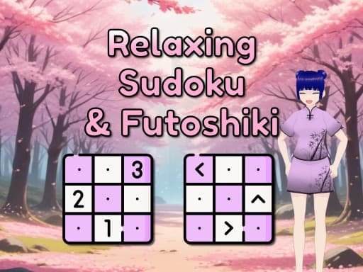 Relaxing Sudoku and Futushiki game screenshot - puzzles - Free online game