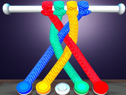 Captura de pantalla del juego Tangled Rope Fun - puzzles - Juego gratuito en línea