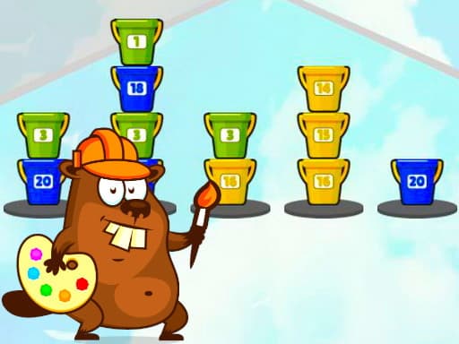 Sort Buckets游戏截图 - puzzles - 免费在线游戏