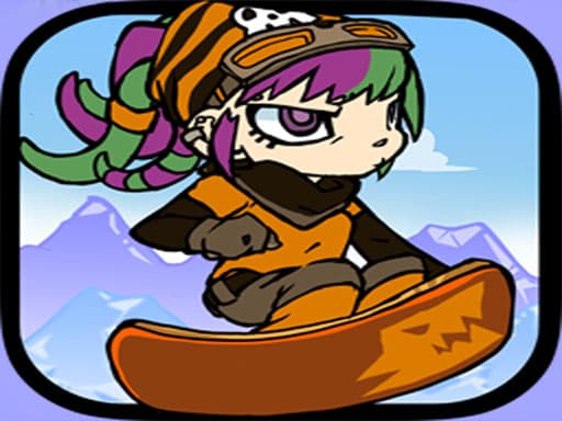 Captura de pantalla del juego Snowboard Girl-3 - sports - Juego gratuito en línea