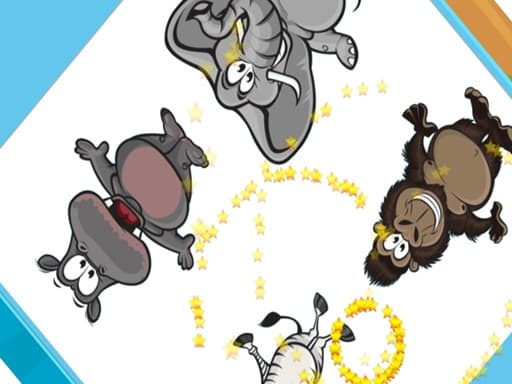Zoo Zoom Shapes game screenshot - bejeweled - Free online game