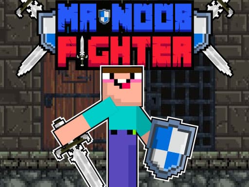 Mr Noob Fighter game screenshot - arcade - Free online game