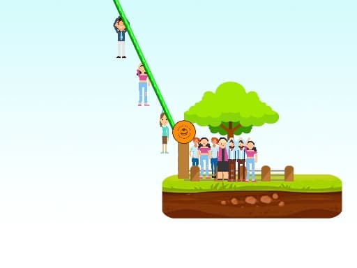 Zipline People Rescue游戏截图 - hypercasual - 免费在线游戏