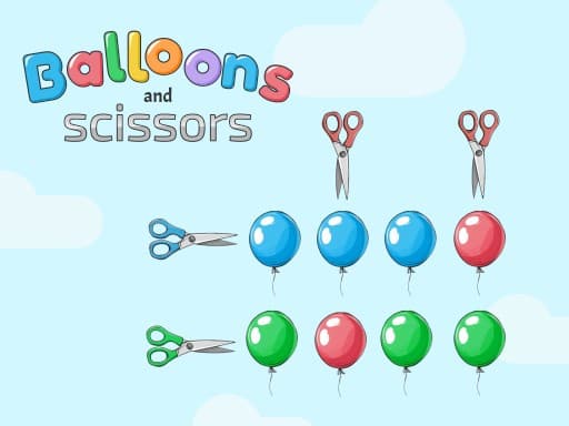 Balloons and scissors游戏截图 - hypercasual - 免费在线游戏