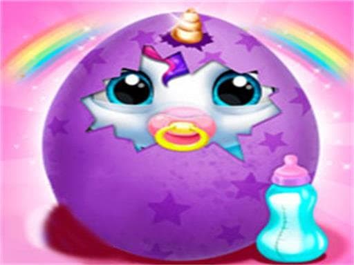 Captura de pantalla del juego My Baby Unicorn Virtual Pony Pet Girl Game - hypercasual - Juego gratuito en línea