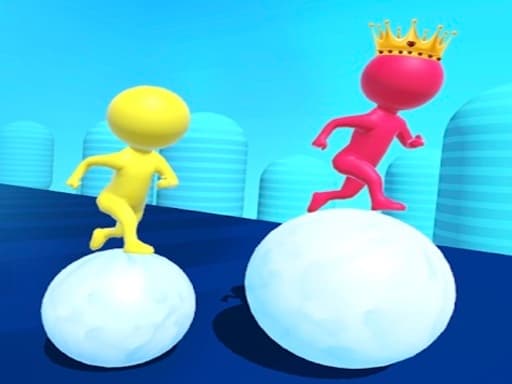 Snowball Run游戏截图 - arcade - 免费在线游戏