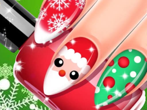 Captura de pantalla del juego Christmas Nail Salon - girls - Juego gratuito en línea