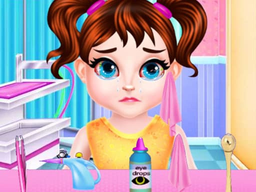 Baby Taylor Eye Care game screenshot - girls - Free online game