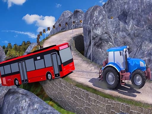 Heavy Tractor Towing game screenshot - action - Free online game
