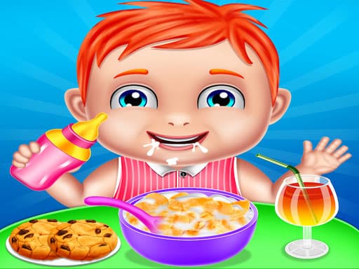 Captura de pantalla del juego Babysitter Daycare - Baby Care - racing - Juego gratuito en línea