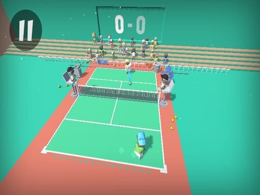 Captura de pantalla del juego Funny Tennis - sports - Juego gratuito en línea