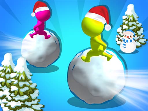 Christmas Snowball Arena game screenshot - 3d - Free online game