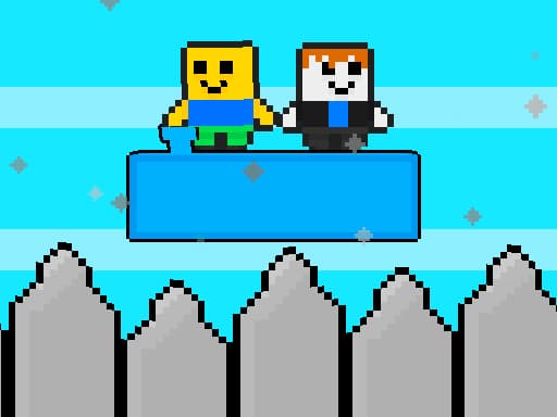 Noob vs Bacon Jumping游戏截图 - arcade - 免费在线游戏