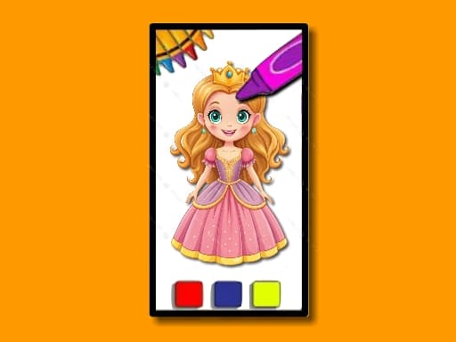 BTS Princess Coloring Book游戏截图 - puzzles - 免费在线游戏