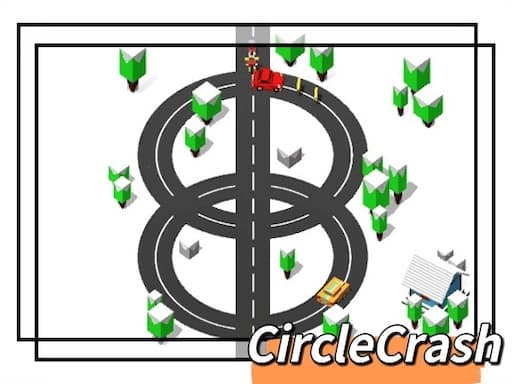 CircleCrash game screenshot - racing - Free online game