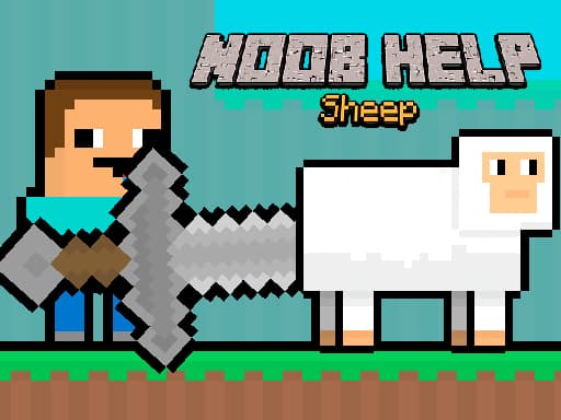 Noob Help Sheep游戏截图 - arcade - 免费在线游戏