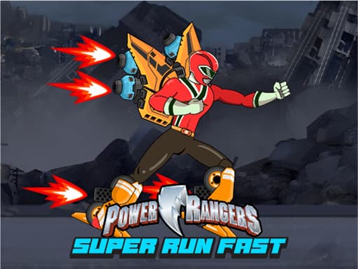 Captura de pantalla del juego Power Rangers Run Fast - Escape Zombies - racing - Juego gratuito en línea