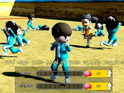 Squid Game Crowd游戏截图 - arcade - 免费在线游戏