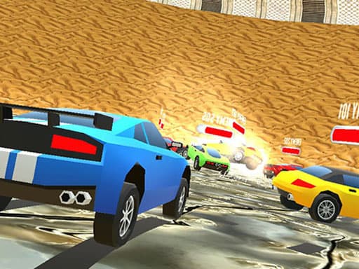 Low Poly Smash Cars游戏截图 - racing - 免费在线游戏