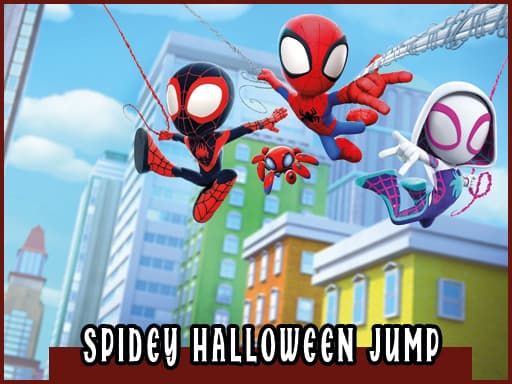 Captura de pantalla del juego Spidey Halloween Jump - adventure - Juego gratuito en línea