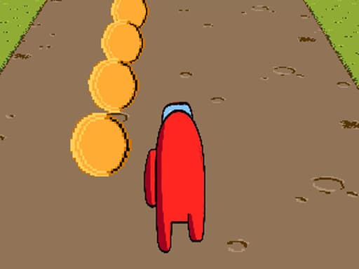 Among Golden Run 3D game screenshot - arcade - Free online game