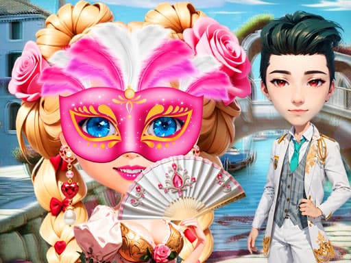 Venetian Love Affair game screenshot - girls - Free online game