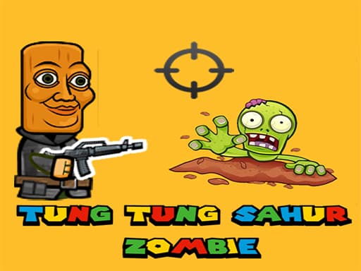 Captura de pantalla del juego Tung Tung Sahur Zombie - shooting - Juego gratuito en línea
