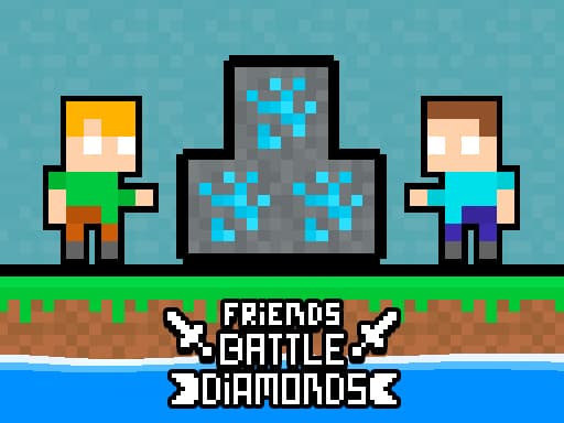 Friends Battle Diamonds游戏截图 - arcade - 免费在线游戏