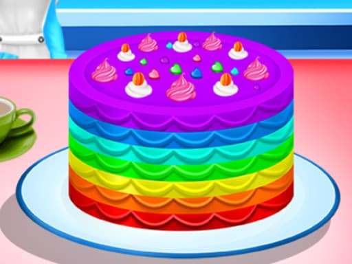 Cooking Rainbow Cake游戏截图 - girls - 免费在线游戏
