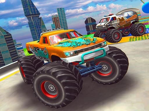 Crazy Monster Jam Truck Race Game 3D游戏截图 - racing - 免费在线游戏