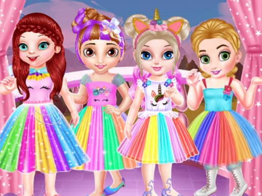 Baby Princesses Unicorn Party game screenshot - girls - Free online game
