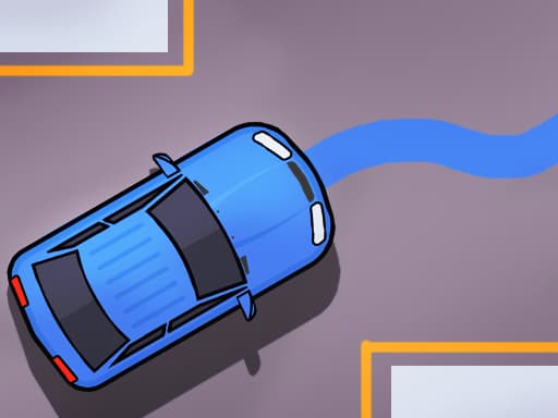 Draw The Car Path game screenshot - puzzles - Free online game
