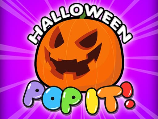 Halloween Pop It game screenshot - clicker - Free online game