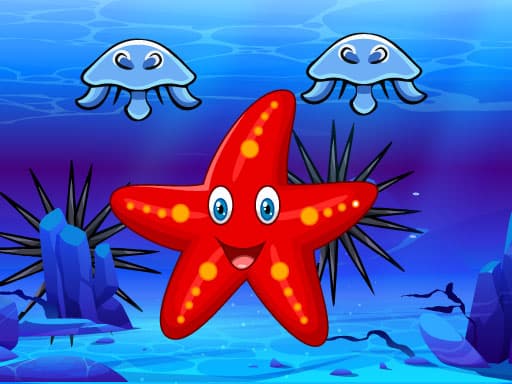 Survival Starfish game screenshot - hypercasual - Free online game