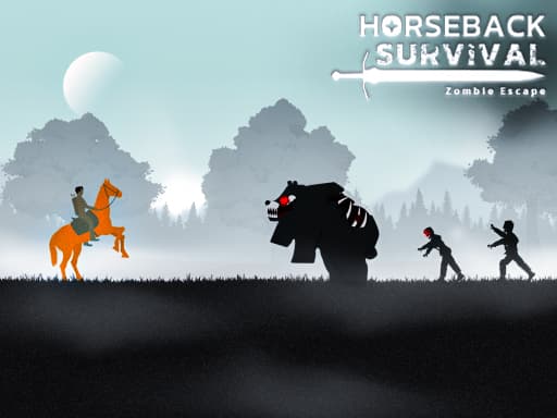 Horseback Survival game screenshot - boys - Free online game